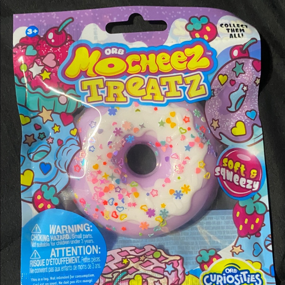 ORB Mocheez Treatz Donut, Bear and Paw Squishies Bundle of (3) New - Picture 3 of 4